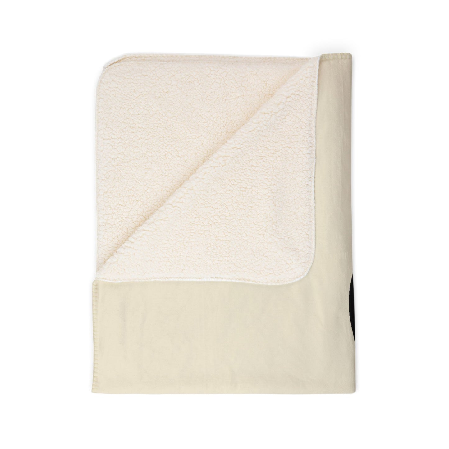 Neighbor Nashville Sherpa Blanket — Cozy Fleece Throw with Heart Mappin